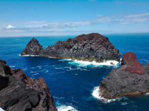 Azores, Azory, Graciosa, whale rock